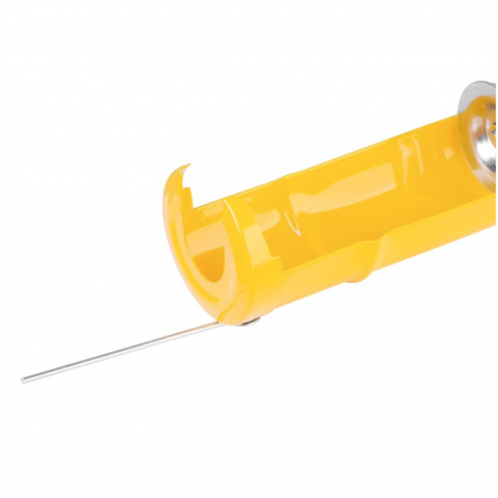 Pistol pentru silicon, metalic, galben, profesional, 225mm, Strend Pro [2]