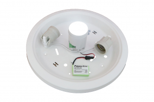 Plafoniera cu senzor de miscare 360 grade no-vo  2xe27 si kit emergenta [1]