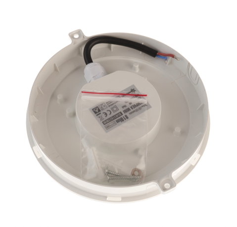 Plafonieră LED exterior 9W cu lumină caldă, antivandalism, rotundă [2]