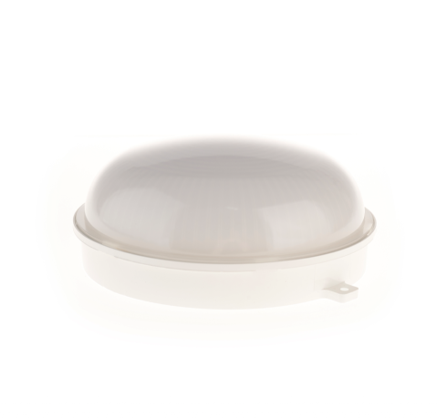 Aplice si plafoniere - Plafonieră LED exterior 9W cu lumină caldă, antivandalism, rotundă