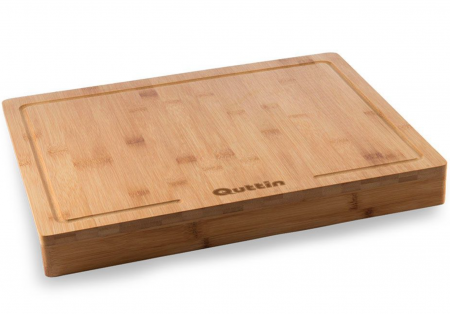 Articole bucatarie - Tocator din Bambus pentru Blatul de Bucatarie Quttin 35 x 25 x 1,2 cm