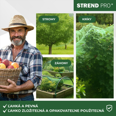 Plasa pvc contra pasarilor, verde, 4x20 m, Strend Pro [4]