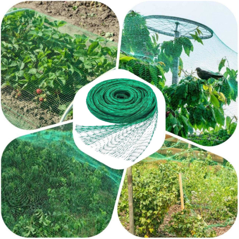 Articole antidaunatori gradina - Plasa pvc contra pasarilor, verde, 4x20 m, Strend Pro