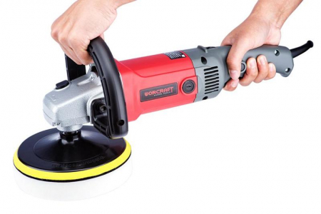 Polizor unghiular pentru polisat cu turatie reglabila, 180 mm, 1400 W, WORCRAFT [3]