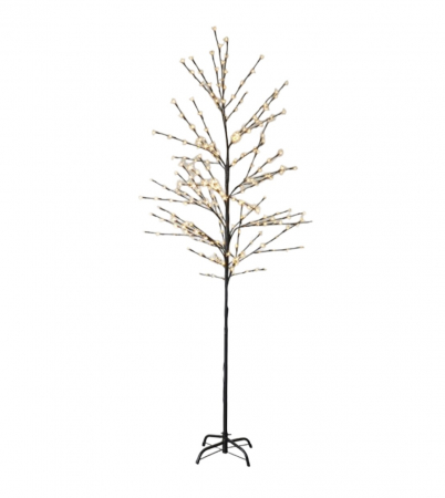 Pom decorativ luminat, MagicHome, tip CIRES inflorit, 192 LED-uri, lumina calda, inaltime 1.80 metrii, 230 V, 50 Hz, IP44 [0]