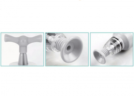 Pompa de vidat manuala, Quttin, 17.5x4.5x3.5cm [3]