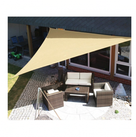 Prelata de soare, umbrire triunghiulara 3.6m x 3.6m x 3.6m [2]