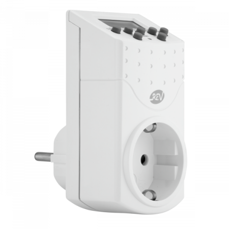 Priza programabila digitala, 16 A, 220 V, alba, Rev [2]