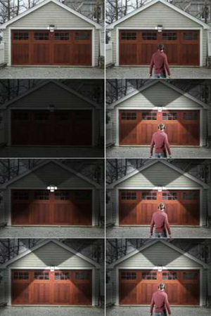 Proiector led 9W cu panou solar si baterie de 2400mAh, IP65, 171 leduri, 20x29x10 cm, Izoxis [3]