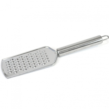 Articole bucatarie - Razatoare manuala din inox cu maner negru, Wooow, pentru parmezan, legume si fructe