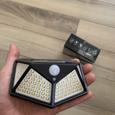 Lampa solara Strend Pro SL6251, 100x LED, cu senzor de miscare, 200 lm, lumina rece [4]