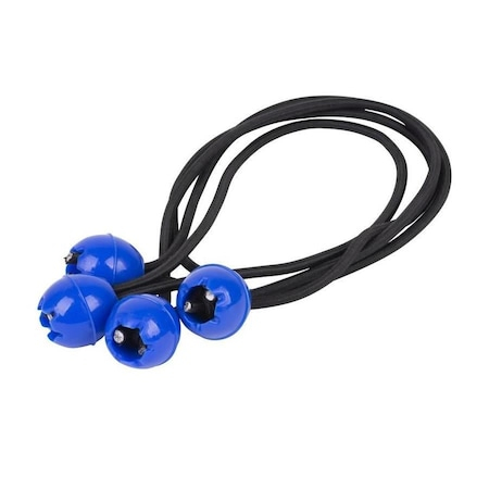 Set 4 chingi elastice pentru fixare prelate Strend Pro RT031, 4 mm, 4x 20 cm [0]