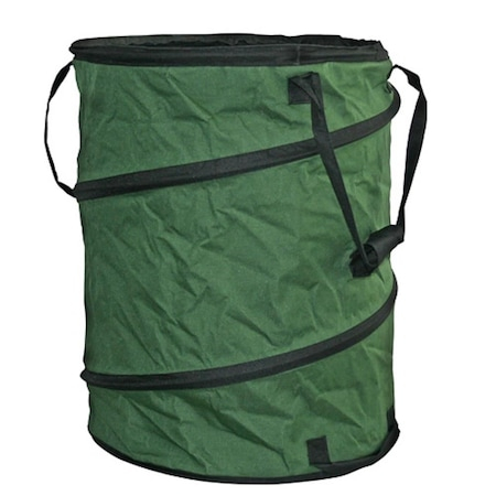 Accesorii pentru gradina - Cos pliabil pentru frunze Strend Pro B102, textil, verde, 60 l