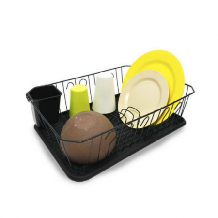 Uscator de de vase, 43x35x13 cm, negru [1]