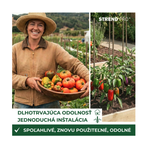 Set 10 araci bambus Garden KBT, 900 mm, pentru plante și roșii [3]