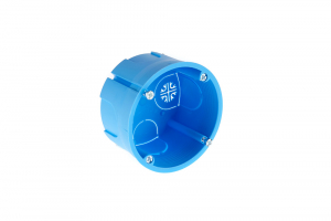 Constructii - Set 10 doze aparat pentru gips carton, 68 x 40 mm, ignifugate 850 °C, halogen free