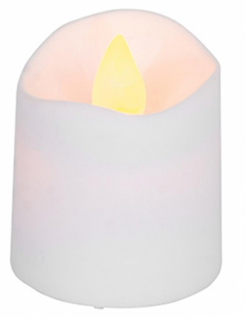 Set 4 lumanari led albe cu lumina calda si efect de flacara, 3,8x5 cm, MagicHome [1]