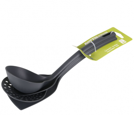 Set 4 ustensile bucatarie, negru, Quttin [1]