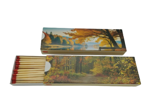 Set 45 chibrituri lungi BRRO 20 cm pentru aprindere soba, semineu, gratar si trabucuri [1]