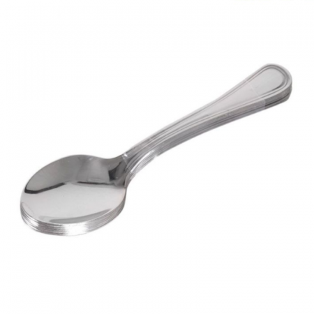 Articole bucatarie - Set 6 lingurite pentru desert, Quttin Antartica , otel inoxidabil, 14.6x3.4x1cm