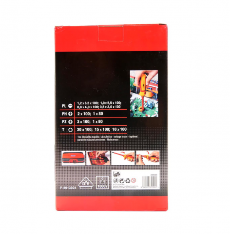 Set surubelnite electrician Strend Pro VDE, 13pcs, 1000 V, in cutie plastic [2]