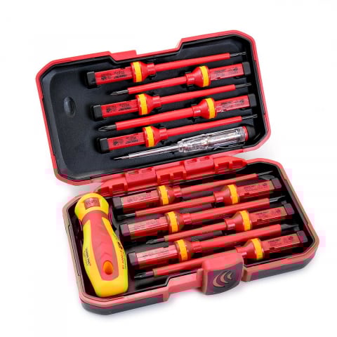 Set surubelnite electrician Strend Pro VDE, 13pcs, 1000 V, in cutie plastic [0]