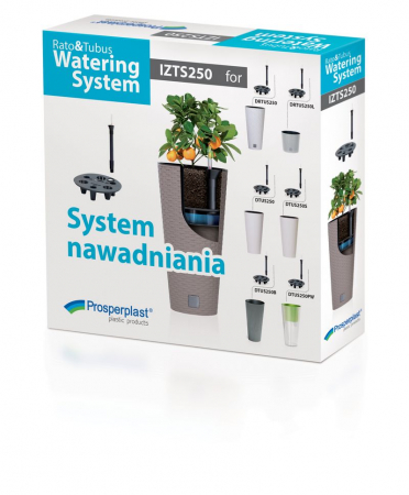 Sistem de irigatie pentru ghivece Prosperplast Rato&Tubus 250, 212x50x212 mm, rotund [0]
