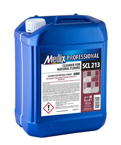 HoReCa - Solutie alcalina super concentrata pentru curatarea podelelor din materiale naturale cu spumare intensă si parfum de lunga durata, 5L, Medix Professional
