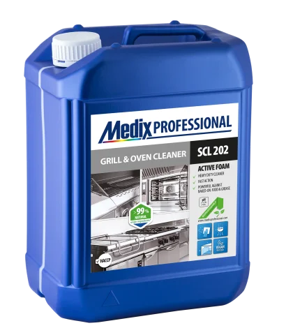 Solutii profesionale pentru bucatarie - Solutie de curatare pentru gratare, cuptoare si aragazuri, 5 L, Medix Professional