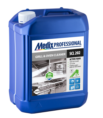 Solutii profesionale pentru bucatarie - Solutie de curatare pentru gratare, cuptoare si aragazuri, 5 L, Medix Professional