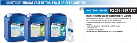 Solutie pentru curatarea vasului de wc, parfum prospetime artica, 5 litrii, Medix Professional [1]