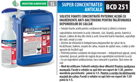 Solutie super concentrata anticalacar, 5 litrii, Medix Professional [1]