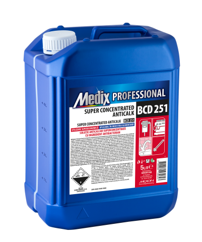 Solutii curatenie super concentrate - Solutie super concentrata anticalacar, 5 litrii, Medix Professional