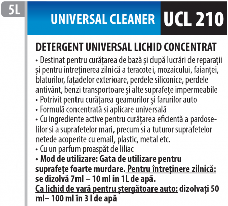 Solutie super concentrata pentru curatare universala cu miros de liliac, 5L, Medix Professional [1]