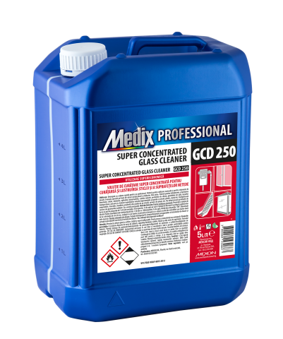 HoReCa - Solutie super concentrata pentru sticla GCD 250, Medix Profesional, 5 L