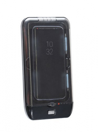 Sterilizator UV pentru telefon cu functie de  incarcator wireless si power bank, Negru [5]