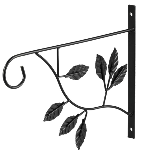 Accesorii unelte gradinarit - Suport agatatoare pentru ghivece Strend Pro, metal, negru, 30.5 × 25 cm