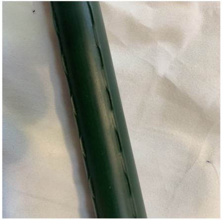 Suport/arac pentru plante, rosii, metal + PVC, verde, 1.6x150 cm, Strend Pro [3]