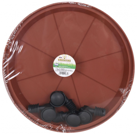 Suport cu roti pentru ghivece, 32x32x12.5cm, Dem Italia [1]