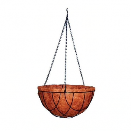 Ghivece si suporturi - Suport pentru flori din cocos si metal Strend Pro CocoH, 35x35x17cm