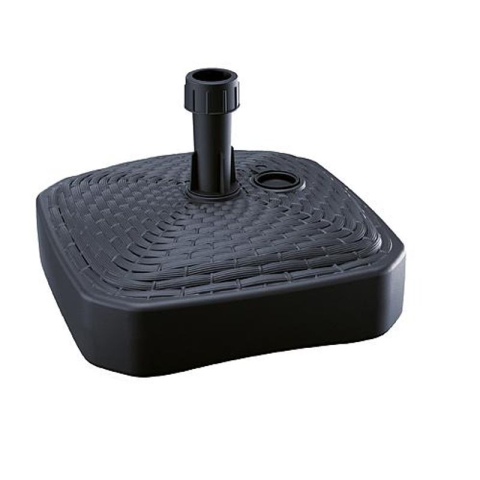 Umbrele si pavilioane gradina - Suport umbrela, Prosperplast, patrat, 39x39x13 cm, antracit