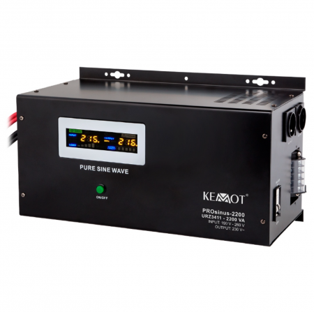 Electronice si electrocasnice - UPS pentru centrale termice Kemot, sinus pur, 2200VA/1600W, 12 V