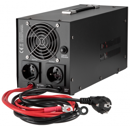 Ups pentru centrale termice, sinus pur, 1000va/700w, 12v, Kemot [3]