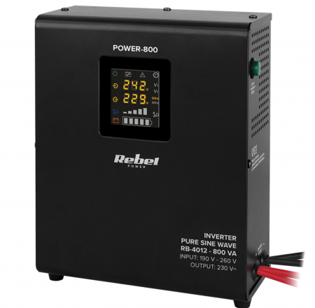 Electronice si electrocasnice - Ups pentru centrale termice, sinus pur, 800va, 500w, 12v, Rebel