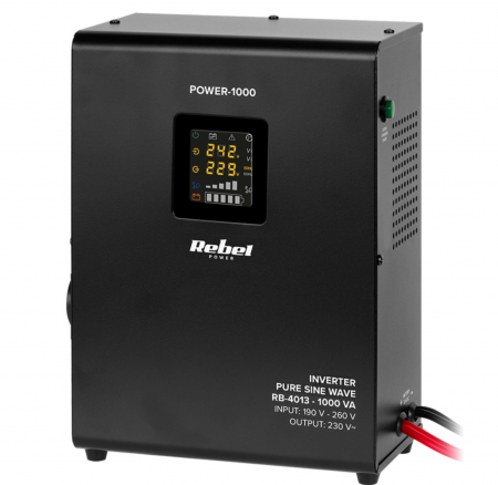 Electronice si electrocasnice - Ups pentru centrale termice, sinus pur, 1000va, 700w, 12v, Rebel