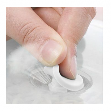 Caserola pliabila din silicon cu capac pentru microunde, 360 ml, Quttin [3]