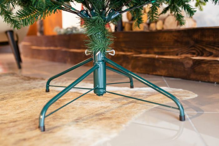 Brad artificial clasic de Craciun Woodland, verde, 210 cm - BraziPremium.ro [6]
