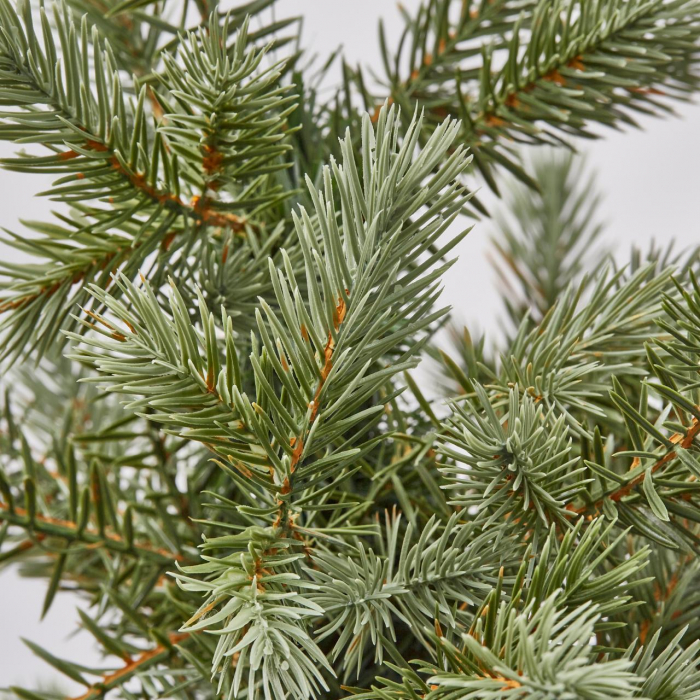 Brad artificial decorativ  Pino Argentato, ace 3D, 90 cm, verde  - BraziPremium.ro [4]