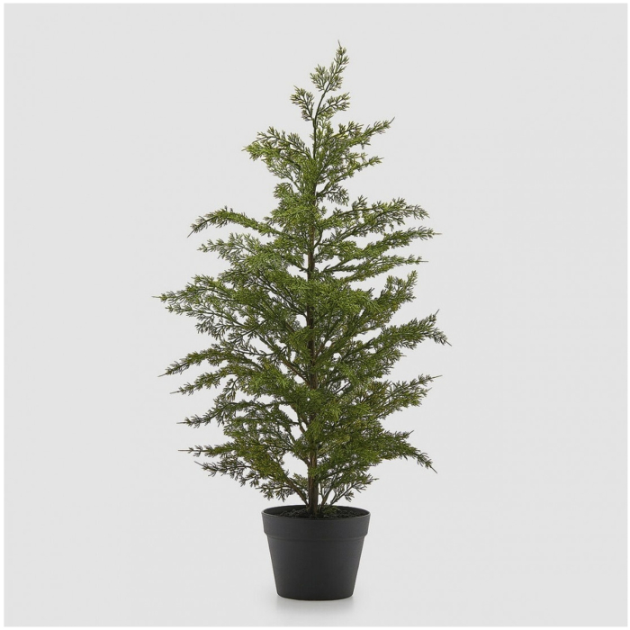 Brad artificial decorativ Tuia, 95 cm, verde - BraziPremium By OLLMA [2]