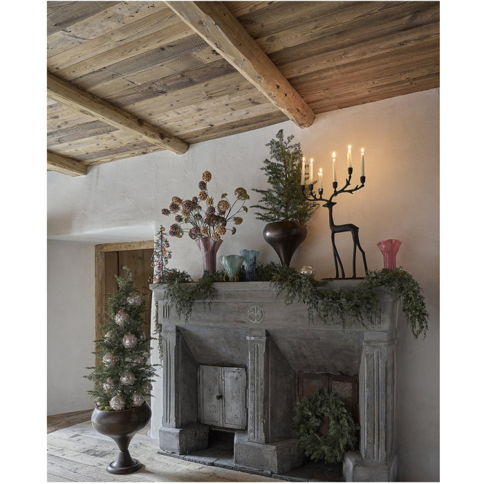 Brad artificial decorativ Tuia, 125 cm, verde - BraziPremium By OLLMA [3]